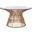 Whent Round Coffee Table in Honey Brown