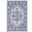 Whimsicle 2' x 3' Farmhouse Indoor Rug In Grey and Blue