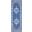 Whimsicle 2' x 8' Farmhouse Indoor Rug In Navy