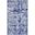 Whimsicle 3' x 5' Modern Indoor Rug In Ivory and Navy