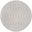 Whimsicle 5' x 5' Round Bohemian Indoor Rug In Grey