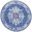 Whimsicle 5' x 5' Round Farmhouse Indoor Rug In Navy