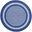 Whimsicle 5' x 5' Round Farmhouse Indoor Rug In Navy