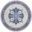 Whimsicle 8' x 8' Round Farmhouse Indoor Rug In Ivory Blue