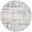 Whimsicle 8' x 8' Round Modern Indoor Rug In Ivory Blue