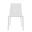 White Upholstered Leather Dining Side Chair