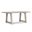 Whitley Solid Mango Dining Table In White Wash
