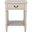 Whitney 1 Drawer Accent Table in Greige