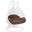 Wicker Hanging 2 person Egg Swing Chair White and Brown