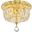 Wiley Gold Flush Mount