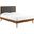 Willow Full Wood Platform Bed With Splayed Legs MOD-6637-WAL-CHA