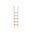 Willow Lane Decorative Wooden Ladder In Brown