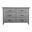 Willowbrook 6 Drawer Dresser In Graphite Gray