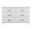 Willowbrook 6 Drawer Dresser In White