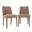 Wilson Upholstered Vintage Dining Chair Set of 2 In Sable