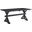 Windchime 71 Inch Wood Dining Table In Black