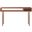 Windsor 47.24 Modern Console Accent Table Entryway With 2 Shelves In Ceramic Pink And Nature