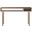 Windsor 47.24 Modern Console Accent Table Entryway With 2 Shelves In Off White And Nature