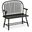 Windsor Bench In Antique Black