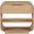 Windsor Rubberwood Night Stand In Natural and Natural