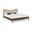 Windsor Solid Wood King Bed In Brown