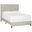 Winslet Full Bed in Light Grey