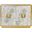 Winslow Antique Mirror And Gold Leaf 2 Door Cabinet
