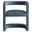 Winslow Barrel Performance Velvet Dining Chair In Cadet Blue