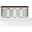 Winslow Medium Credenza Dog Crate In White and Dark Brown