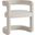 Winslow Performance Velvet Barrel Accent Chair In Alabaster