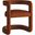 Winslow Performance Velvet Barrel Accent Chair In Rust