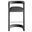 Winslow Performance Velvet Barstool In Storm Gray