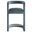 Winslow Performance Velvet Counter Stool In Cadet Blue