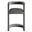 Winslow Performance Velvet Counter Stool In Storm Gray