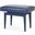 Winston Stool In Navy Blue Leather