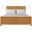 Winston Wooden Queen Platform Bed In Oak