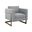 Featured Upholstery Winthrop Chair In Gray