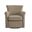 Winton Faux Leather Swivel Accent Chair In Willow