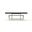 Wish You Were Here 48 Inch Dark Rectangular Cocktail Table In Black