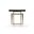 Wish You Were Here Dark Square Side Table In Black