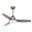 Wisp 44 Inch Ceiling Fan with LED Light Kit and Handheld Remote In Painted Pewter