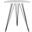 Wolcott Black and White Lacquer Side Table