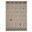 Wolza Tribal Power-Loomed Indoor/Outdoor Area Rug In Ivory and Black