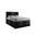Wood Queen with Ten Drawers Bed Frame In Black