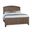 Woodbridge Queen Arch Bed In Dark Cashmere