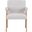 Woodloch Boucle Fabric Accent Chair In Cream/Natural