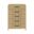 Woodridge 5-Drawer Chest In Natural