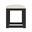 Woodridge Dressing Stool In Black and White