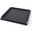 Wrapped Handle Large Tray In Black Leather
