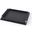 Wrapped Handle Small Tray In Black Leather